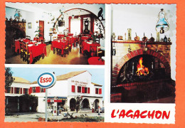 35108  / ⭐ ◉  ALBARON-en-CAMARGUE 13-Bouches Rhone Bar-Hotel-Restaurant L'AGACHON Station Service ESSO 1960s ESTEL  - Sonstige & Ohne Zuordnung