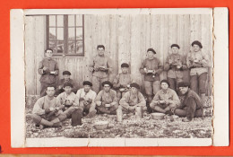 35369  / ⭐ ◉  Carte Photo CARPIAGNE 13-Bouche Rhone Camp Casse-Croute Pause Soupe Militaire Dvt Baraquement 1908 - Altri & Non Classificati