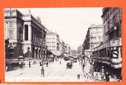 35006 / MARSEILLE (13) La CANNEBIERE Et La BOURSE  1910s LEVY 46 Bouches-du-Rhone - Canebière, Stadscentrum