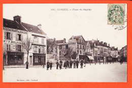 35404 / CORBEIL 91-Essonne Restaurant Halles DELFOSSE Place Du MARCHE 1905s à BOUTET Rue Bénard Paris - MARDELET 186 - Corbeil Essonnes