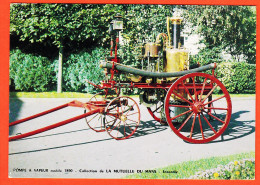 35251 / LE MANS Sarthe POMPE à VAPEUR Modèle 1890 INCENDIE Théme Pompiers Sapeur-Pompier / Collection De LA MUTUELLE  - Le Mans