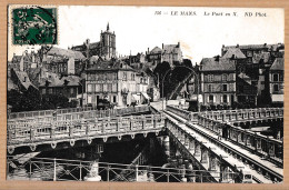 35244 / LE MANS Sarthe Fabrique De Galoche Le Pont En X 1910s GIRAUD 12 Rue Du Texel Paris XIV - NEURDEIN 156 - Le Mans