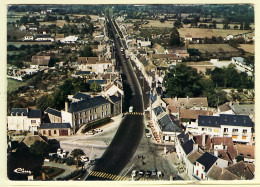 35275 / BEAUMONT-sur- SARTHE Route Nationale 138 Vue Générale Aérienne 13.06.1973- CIMCOLOR COMBIER - Beaumont Sur Sarthe