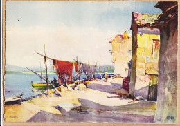 35184 / MARTIGUES Bouches-du-Rhone Coin Des Pêcheurs Illustration MARC 1950s - Martigues