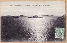 35123 / MARSEILLE îles Du FRIOUL Coucher De Soleil 1909 à Paul RIPAUX Montargis- MARLIERE 29 - Festung (Château D'If), Frioul, Inseln...