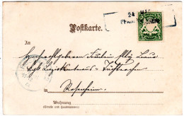 Bayern 1901, L2-Aushilfstpl. PFARRKIRCHEN Auf Karte M. 5 Pf. - Lettres & Documents