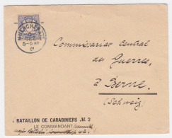 Bayern 1901, Vordruck Militär Brief M. 20 Pf. I.d. Schweiz. München XIX. #2031 - Brieven En Documenten