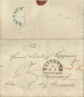 Bayern, HKS Bayreuth Auf Porto Brief N. Neundorf M. Extra Botenlohn. #2279 - Cartas & Documentos