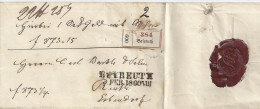 Bayern 1860, L2 Bayreuth Auf Paket Brief M. Klebezettel N. Reuth Erbendorf. #3 - Storia Postale