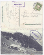 Bayern 1910, AK U. R3 Posthilfstelle Grüntenhaus Taxe Burgberg. #2119 - Storia Postale