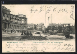 AK Kaiserslautern /Pfalz, Gewerbemuseum Und Villen Am Museumsplatz  - Kaiserslautern