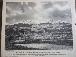 VALLEE  DU GRESIVAUDAN ET MASSIF DE BELLEDONNE (VERS LANCEY-ISERE) - Aardrijkskunde