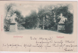 GERMANY - Pferdandiger STUTTGART - 1898 Vignette And Undivided Rear.  Good Postmarks Etc - Stuttgart