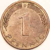 Germany Federal Republic - Pfennig 1975 D, KM# 105 (#4467) - 1 Pfennig