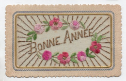 Fantaisie Brodée 083, Bonne Année, Fleurs - Embroidered