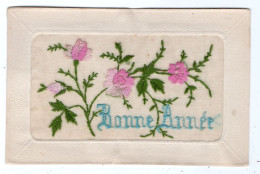 Fantaisie Brodée 082, Bonne Année, Fleurs - Embroidered