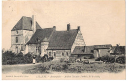 PAS DE CALAIS LILLERS : BEAUREPAIRE ANCIEN CHATEAU FEODAL - CASTEL - CIRCULEE AVEC TIMBRE VERS HALLUIN EN 1924 - Lillers