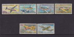 CZECHOSLOVAKIA  - 1967 Aircraft Set Never Hinged Mint - Neufs