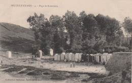 56 BELLE-ILE-en-MER  Plage De Ramonette ....avec Cabines De Bain   TB PLAN  Env. 1910.    RARE - Belle Ile En Mer