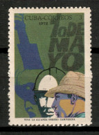 Cuba 1972 / Work Day 1st Of May MNH 1 De Mayo Dia Del Trabajo / Ig24  C1-4 - Unused Stamps