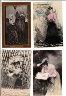 Fantaisie Femmes - 12 Cartes Postales Ancienne - Frauen