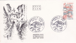 1980--FDC    CORDES - 81 -- Tarn - 1980-1989