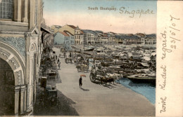 Singapore - South Boatquay - 1907 - Singapur