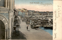 Singapore - South Boatquay - 1907 - Singapour