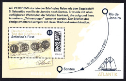 BRD Mi. Block 93 "Tag Der Briefmarke - America`s First " Postfrisch - Nuevos