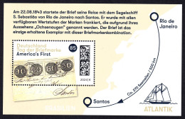 BRD Mi. Block 93 "Tag Der Briefmarke - America`s First " Postfrisch - Ongebruikt