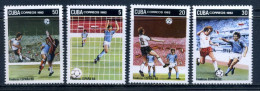 Cuba 1982 / Sports Football World FIFA Cup Spain 1982 MNH Fútbol Copa Mundial España / Cx36  C1-5 - 1982 – Espagne