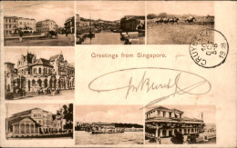 Singapore - Greetings From - 1907 - Singapur