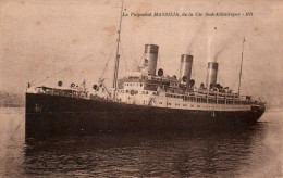 N°1688 W -cpa Le Paquebot "Massilia" - Steamers