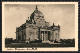 AK Görlitz, Die Oberlausitzer Gedenkhalle  - Goerlitz