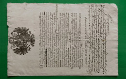 D-IT Ducato Di Milano 1788 Giuseppe II D'Austria - Magistrato Camerale Al Capitano Di Giustizia - Documentos Históricos