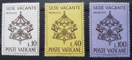 Poste Vaticane 1963 - Sede Vacante (bolli E Carta) - Neufs