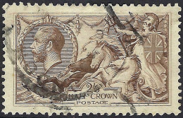 GREAT BRITAIN 1913 KGV 2s/6d Sepia Brown SEAHORSES SG400 Good Used - Gebraucht