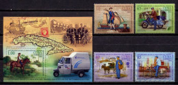 Cuba 2016 / 260 Years Of Postal Service MNH 260 Años Del Correo 260 Jahre Post / Hz19  C1-6 - Correo Postal