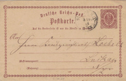 Ganzsache 1/2 Groschen - Berlin N.O. 1874 > Luckau - Postcards