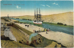 EGYPTE.  KANTARA  THE ZUEZ CANAL. CARTE ECRITE - Sues