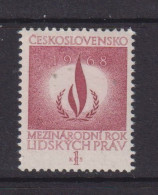 CZECHOSLOVAKIA  - 1968 Human Rights 1k Never Hinged Mint - Neufs