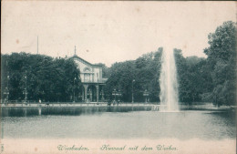 ALLEMAGNE - WIESBADEN - Kursaal Mit Dem Weiher - Wiesbaden