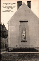 N°1697 W -cpa St Jean De Losne -le Monument Aux Morts- - Otros & Sin Clasificación