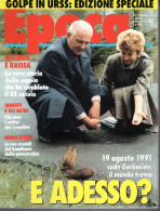 °°° RIVISTA EPOCA N° 2133 DEL 28 AGOSTO 1991 °°° - Sonstige & Ohne Zuordnung