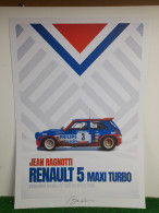 RENAULT 5 MAXI TURBO - AFFICHE POSTER - KFZ