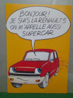 RENAULT 5 SUPERCAR - AFFICHE POSTER - Coches