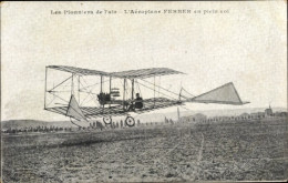 CPA Die Pioniere Der Luft, Das Ferber-Flugzeug Im Vollen Flug - Autres & Non Classés