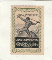 VIII ème Jeux Olympiques Paris 1924 - Sport
