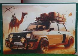 RENAULT 5 TURBO FUTURISTE - AFFICHE POSTER - Cars