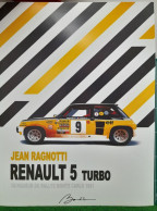 RENAULT 5 TURBO RAGNOTTI - AFFICHE POSTER - Automobili